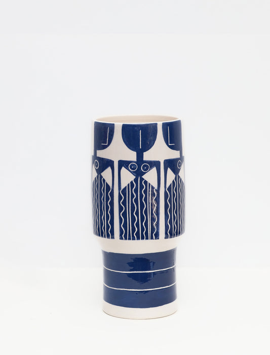 Medium Blue Vase