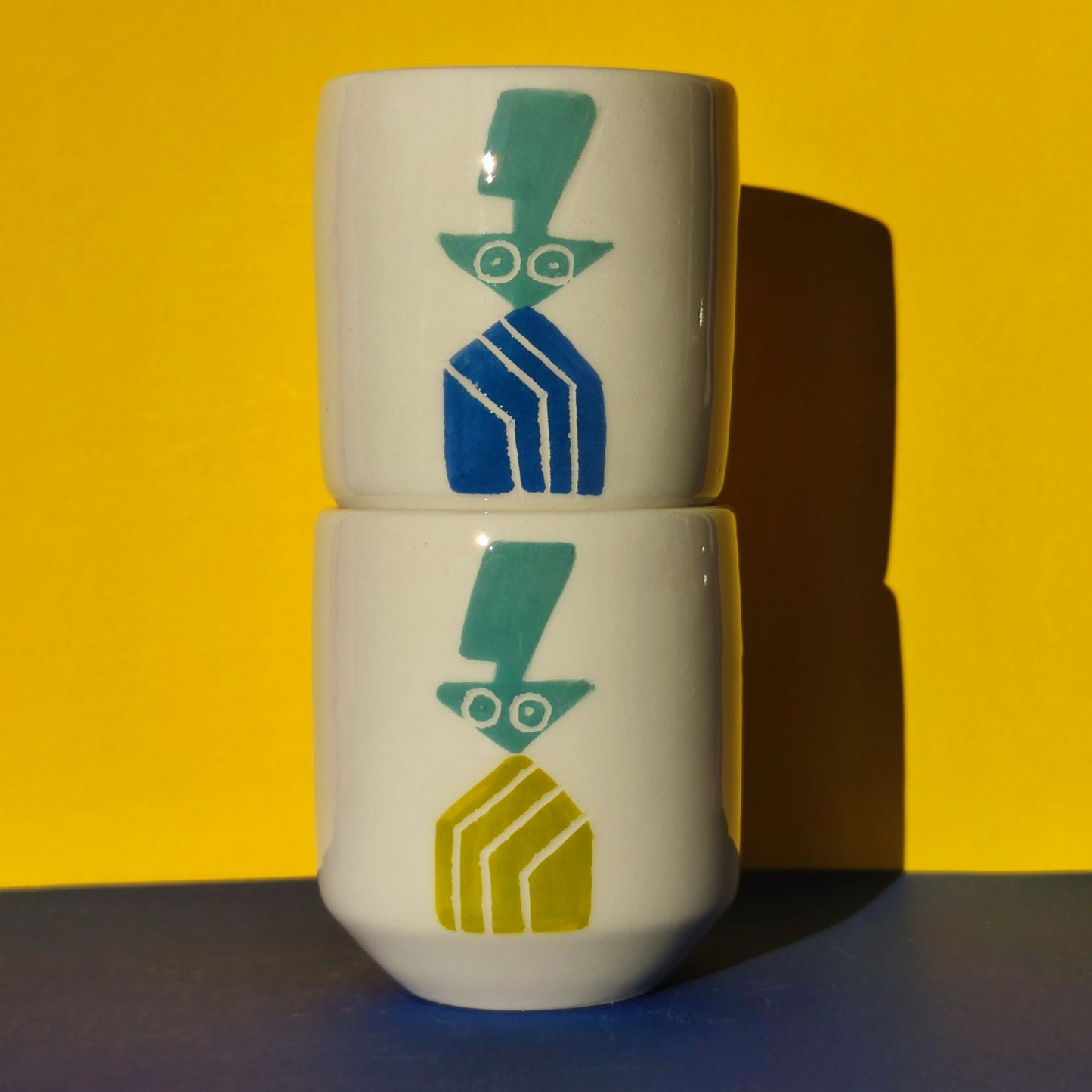 Colorful espresso cup