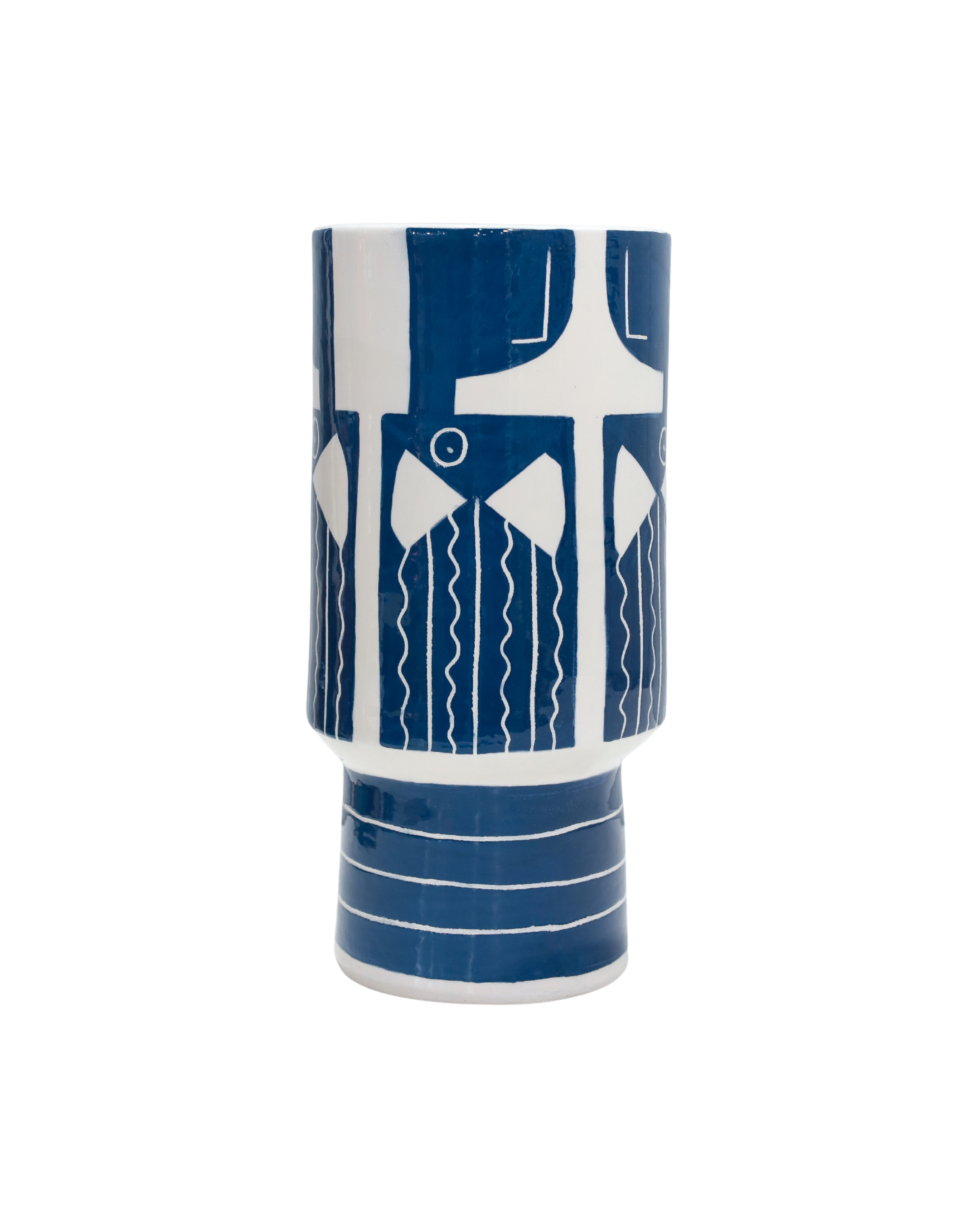 New! Big Blues Vase