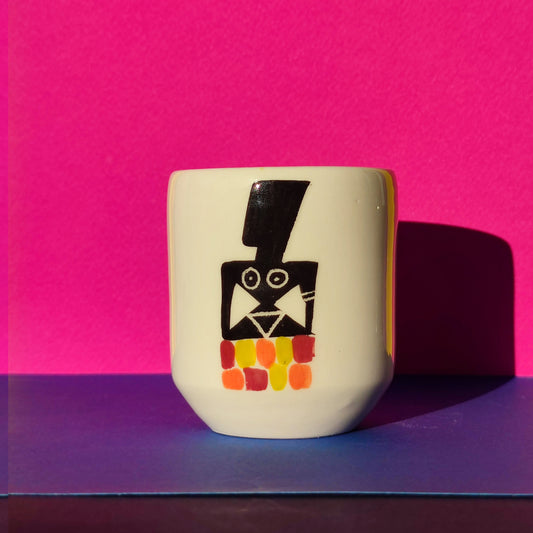 Colorful espresso cup