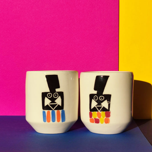 Variety of Sets (2 colorful espresso cups)