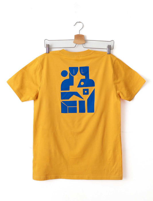 Κάτω απ'τον ήλιο. T-shirt με τύπωμα στην πλάτη