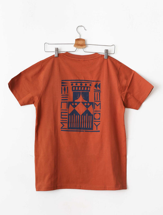 Πες μου. T-shirt με τύπωμα στην πλάτη